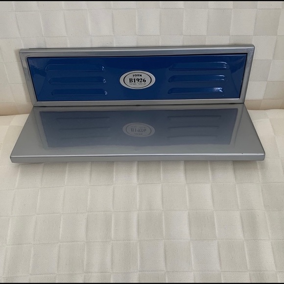 Bombay Kids Metal Shelf Blue Locker Collection Similar to PB Teen - Picture 3 of 5